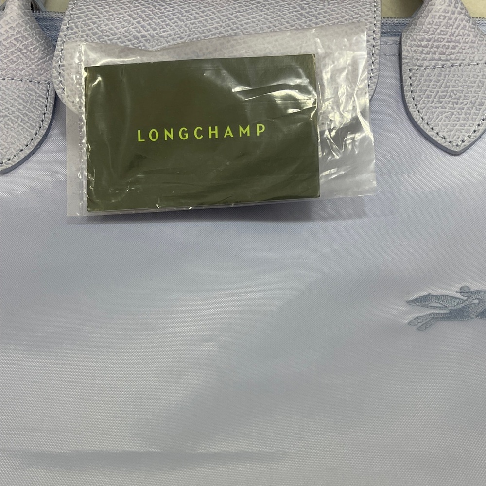Longchamp Le Pliage Lavender/ baby blue Tote Bag, Large - Picture 2 of 15